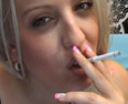 smoking cam girl