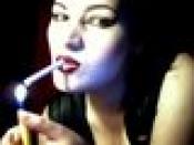 smoking cam girl